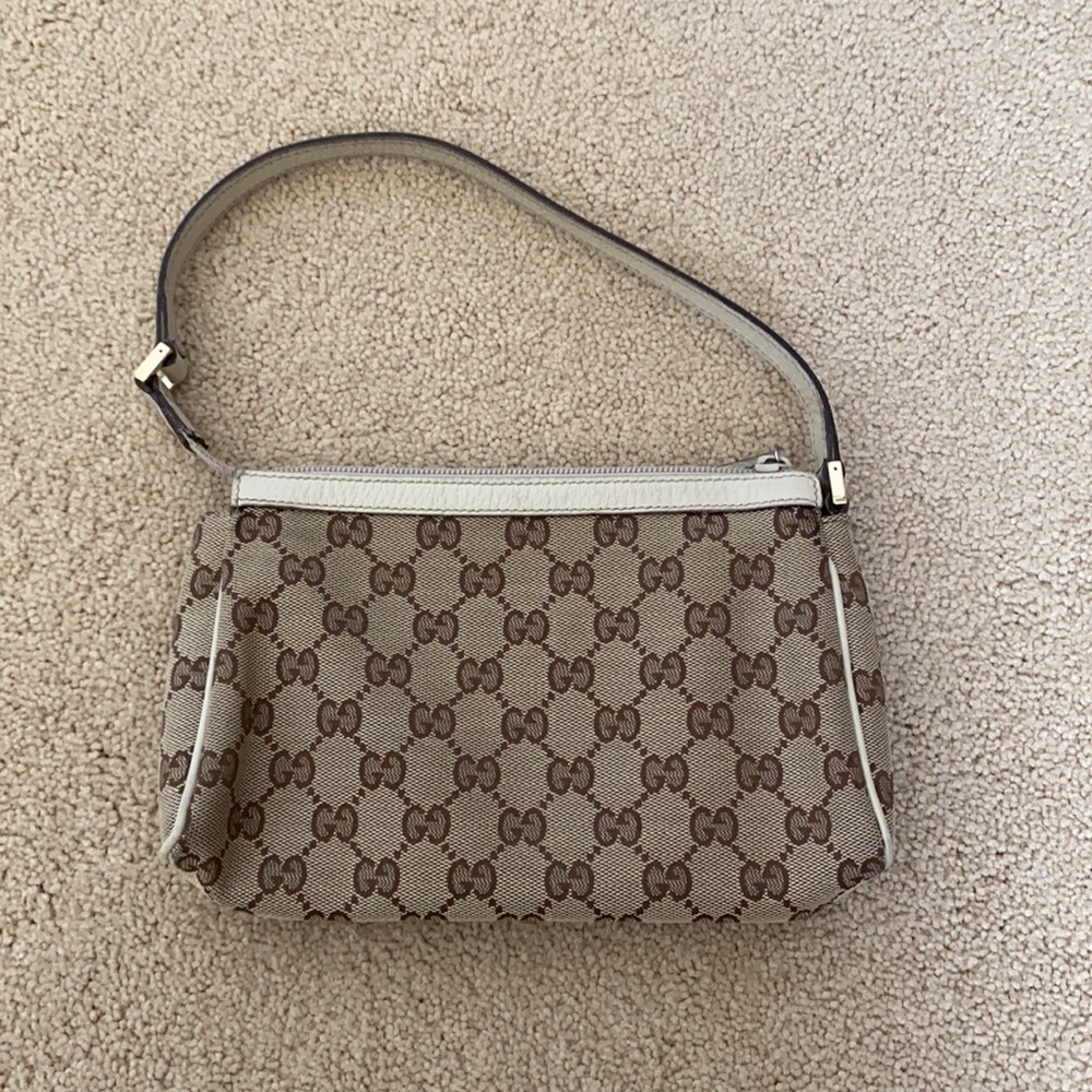 Vintage Gucci Shoulder Bag Tan - Picture 3 of 8